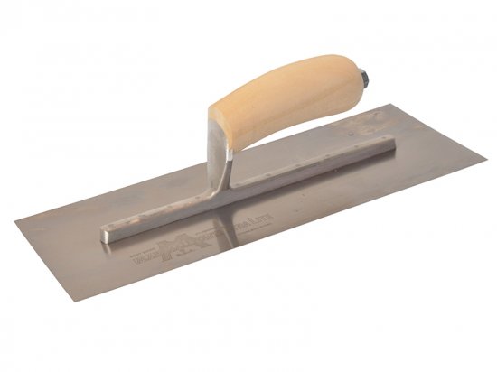 Marshalltown MXS13SS Plasterer's Finishing Trowel Stainless Steel Wooden Handle 13 x 5in