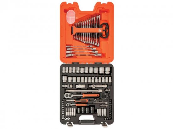 Bahco S87+7 Socket & Spanner Set of 94 Metric & AF 1/4 & 1/2in Drive