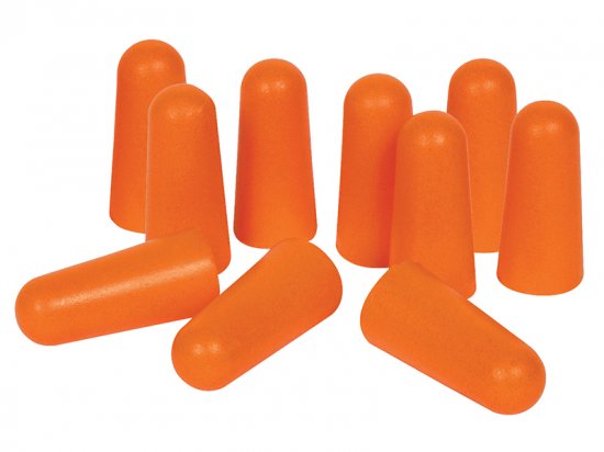 Vitrex Tapered Disposable Earplugs SNR 33 dB (5 Pairs)