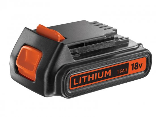 Black & Decker BL1518 Slide Battery Pack 18V 1.5Ah Li-ion