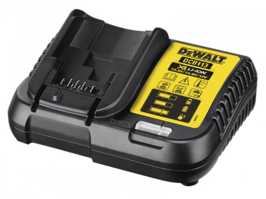 DeWalt DCB113 XR Multi-Voltage Charger 10.8-18V Li-ion