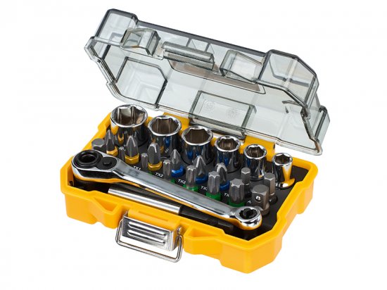 DeWalt DT71516 Socket & Screwdriving Set, 24 Piece