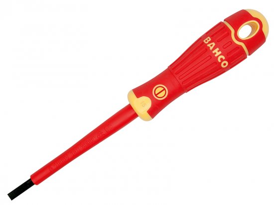 Bahco BAHCOFIT Insulated Screwdriver Slotted Tip 3.0 x 100mm