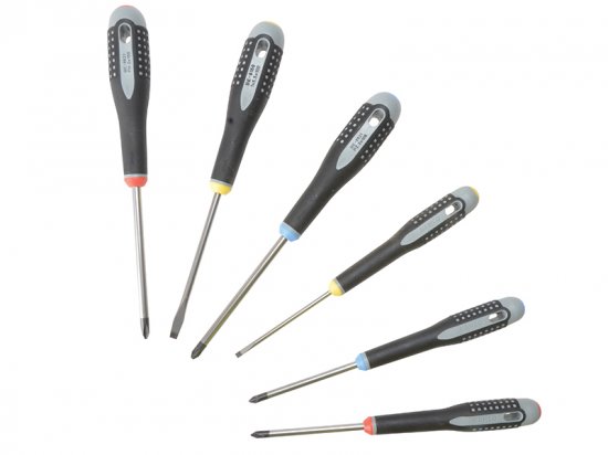 Bahco BE-9886 ERGO Screwdriver Set 6 Piece