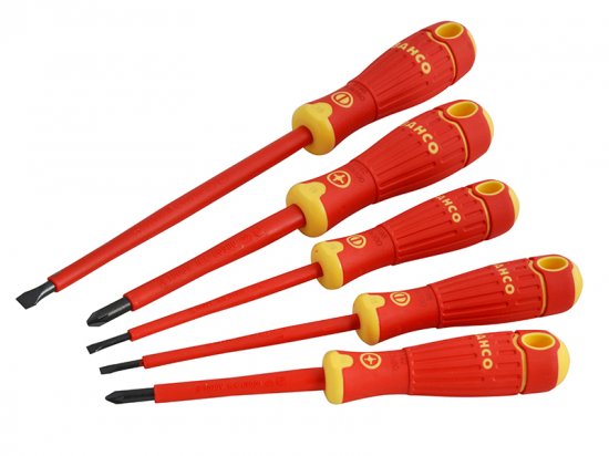 Bahco BAHCOFIT Insulated Screwdriver Set 5 Piece