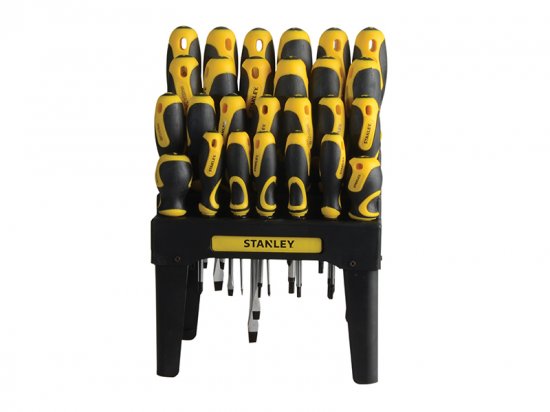 Stanley Tools 062142 Screwdriver Set in Rack, 26 Piece