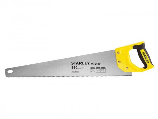 Stanley Tools Sharpcut Handsaw 550mm (22in) 7 TPI