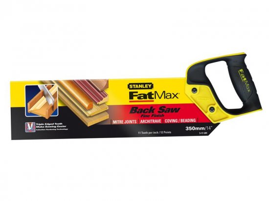 Stanley Tools FatMax Tenon Back Saw 360mm (14in) 11 TPI