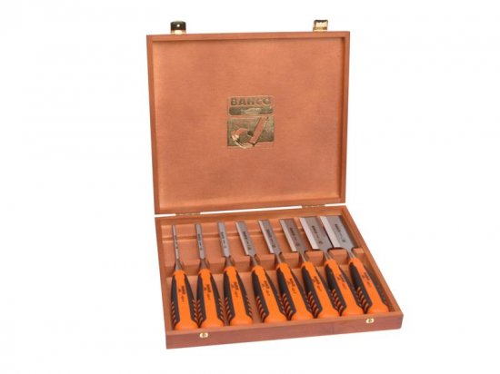 Bahco 424-P Bevel Edge Chisel Set 8 Piece