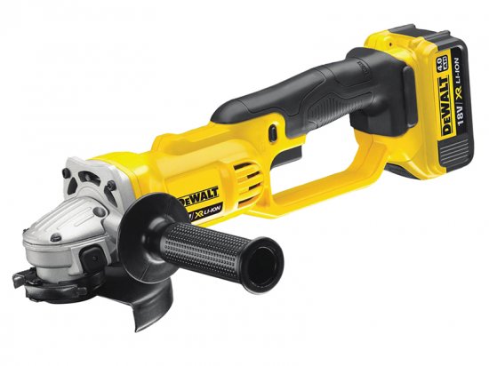 DeWalt DCG412M2 Premium XR Angle Grinder 125mm 18V 2 x 4.0Ah Li-ion