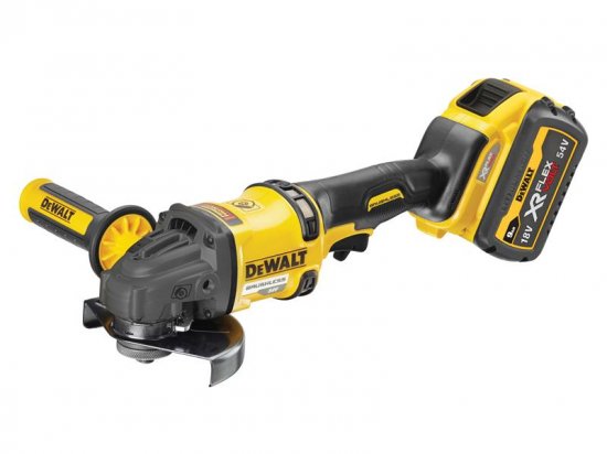 DeWalt DCG418X2 XR FlexVolt Grinder 125mm 54V 2 x 9.0Ah Li-ion