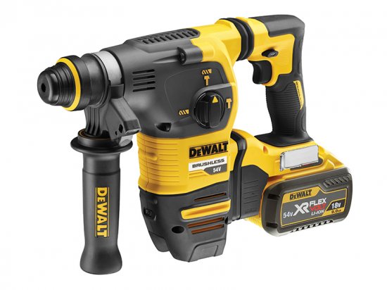 DeWalt DCH333X2 XR FlexVolt Brushless SDS Plus Hammer 54V 2 x 3.0Ah Li-ion