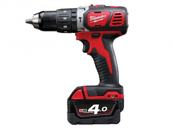 Milwaukee M18 BPD-402C Compact Combi Drill 18V 2 x 4.0Ah Li-ion