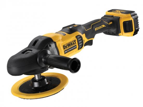 DeWalt DCM849P2 XR Brushless Rotary Polisher 180mm 18V 2 x 5.0Ah Li-ion