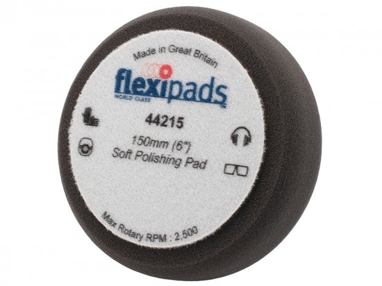 Flexipads World Class Black Polishing Foam 150 x 50mm GRIP