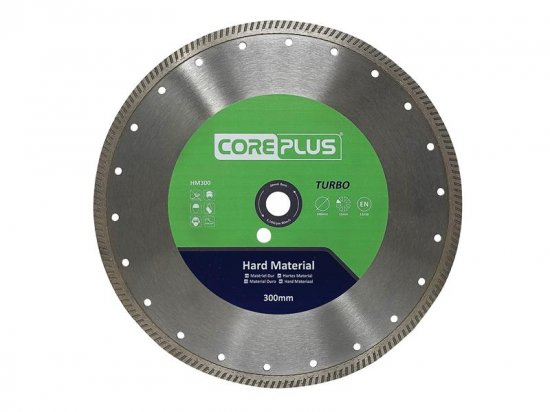 CorePlus HM300 Hard Material Turbo Diamond Blade 300mm