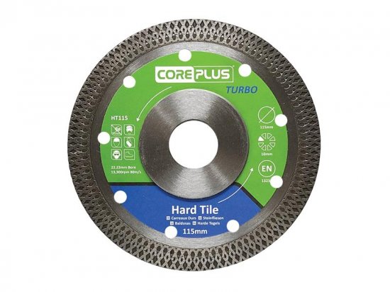 CorePlus HT115 Hard Tile Turbo Diamond Blade 115mm