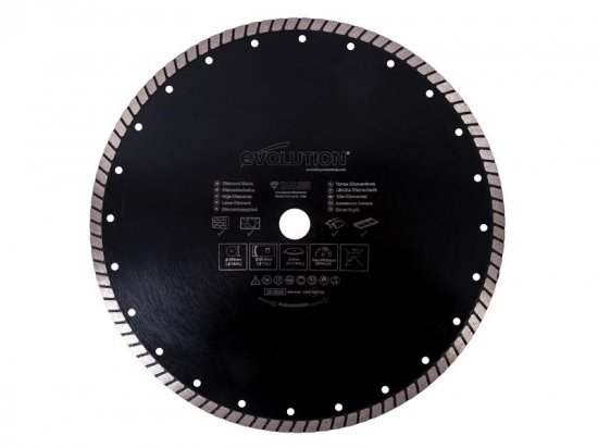 Evolution RAGE Diamond Blade Segmented Rim 355 x 25.4mm