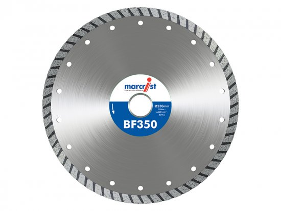 Marcrist BF350 Turbo Diamond Blade 230 x 22.2mm