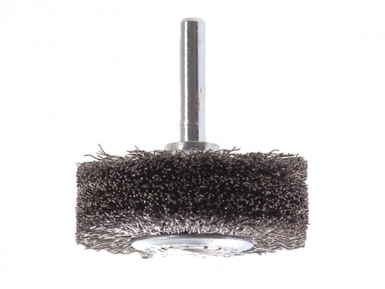 Lessmann Wire Wheel Brush with Shank 70 x 13mm, 0.30 Steel Wire