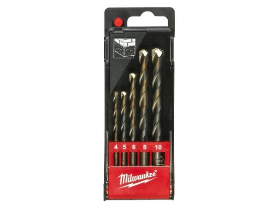 Milwaukee Concrete Drill Bit Set, 5 Piece