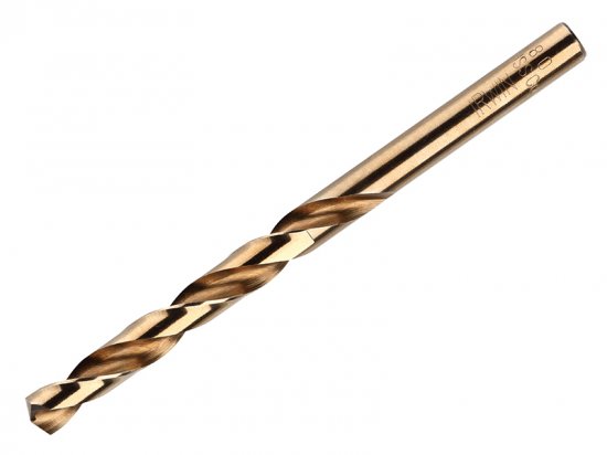 Irwin HSS Cobalt Drill Bit 8.0mm OL:117mm WL:75mm