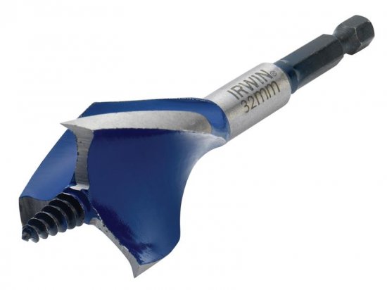 Irwin Blue Groove 6X Stubby Wood Bit 32 x 100mm