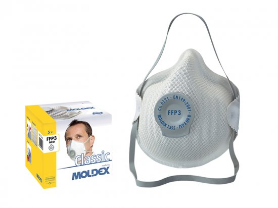 Moldex Classic Series FFP3 NR D Valved Mask (Pack 5)