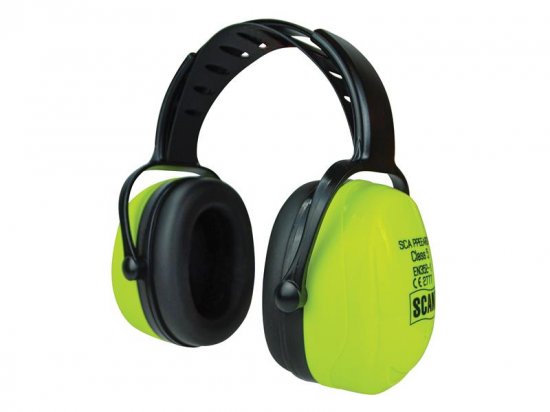 Scan Hi-Vis Ear Defenders SNR 32 dB