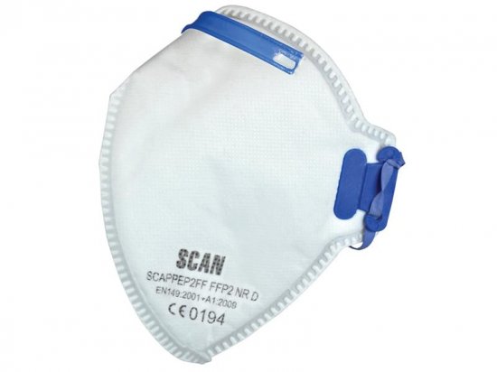 Scan Fold Flat Disposable Mask FFP2 Protection (Pack 20)