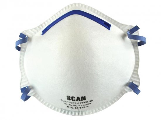 Scan Moulded Disposable Mask FFP2 Protection (Pack 3)