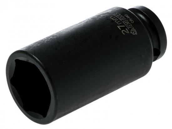 Teng Deep Impact Socket Hexagon 6-Point 1/2in Drive 27mm