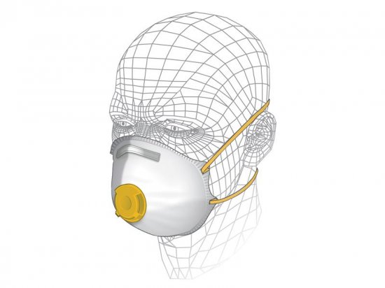 Vitrex Premium Valved Power Tool & MDF Respirator P2