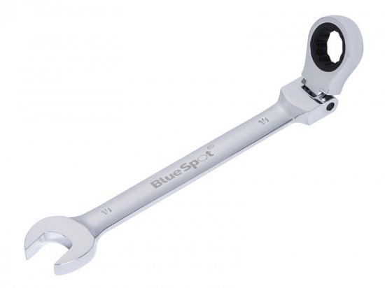 BlueSpot Tools 180 Flexible Head Ratchet Spanner 19mm