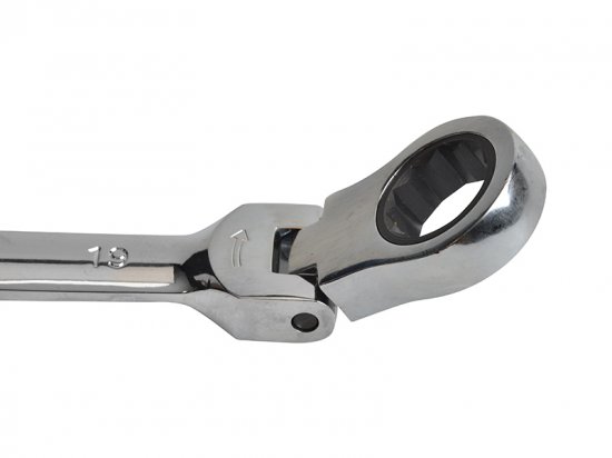 Faithfull Ratchet Combination Spanner Flex Head CV 24mm