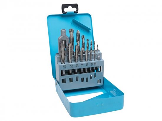 BlueSpot Tools Drill & Tap Set 15 Piece