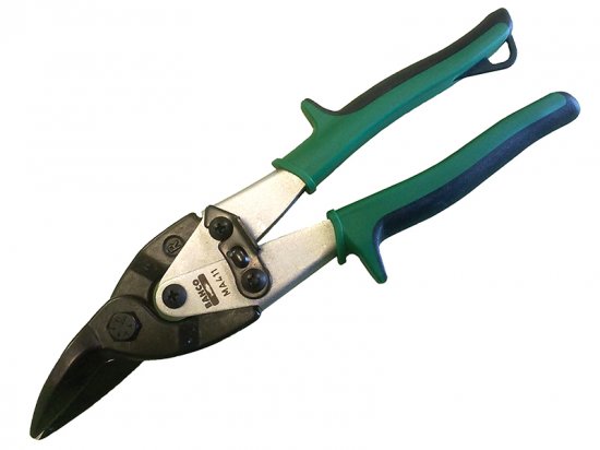 Bahco MA411 Green Aviation Compound Snips Right Cut 250mm (10in)