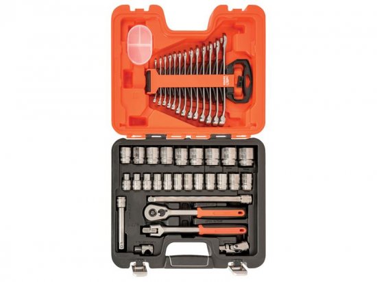 Bahco S400 Socket & Spanner Set of 40 Metric 1/2in Drive