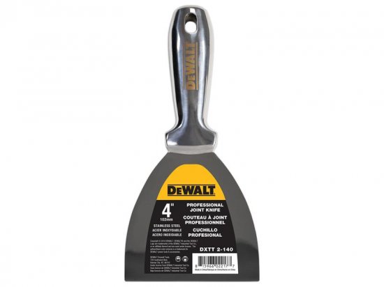 DeWalt Stainless Steel Jointing/Filling Knife 100mm (4in)