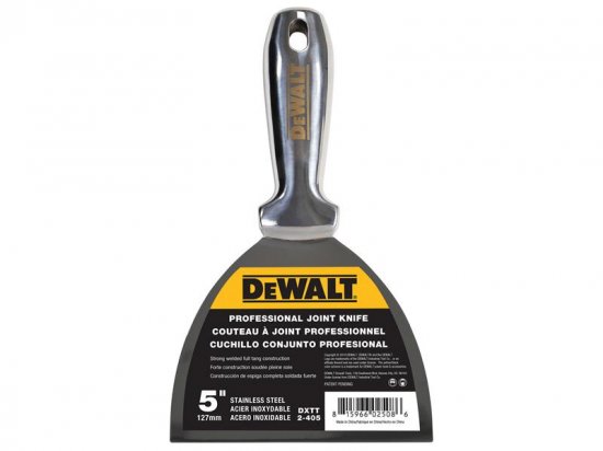 DeWalt Stainless Steel Jointing/Filling Knife 125mm (5in)