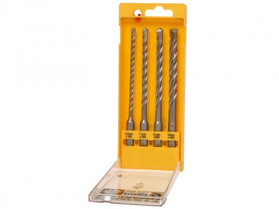 DeWalt Extreme 2 SDS Plus Drill Bit Set 4 Piece 5.5-10mm