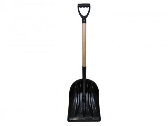 Faithfull Plastic Debris Shovel Wood Handle