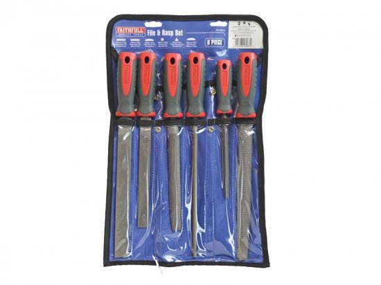 Faithfull File and Rasp Set 6 Piece