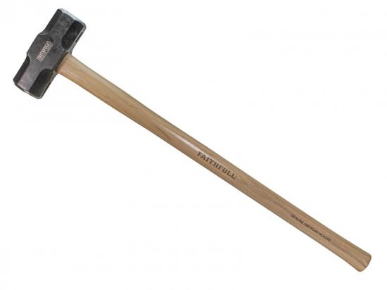 Faithfull Sledge Hammer Contractor's Hickory Handle 6.35kg (14 lb)