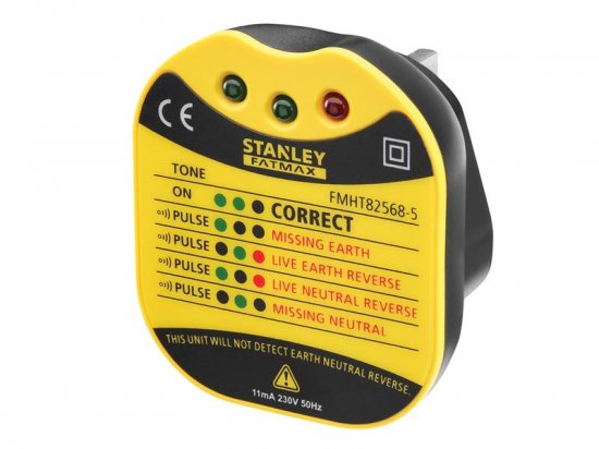 Stanley Tools FatMax UK Wall Plug Tester