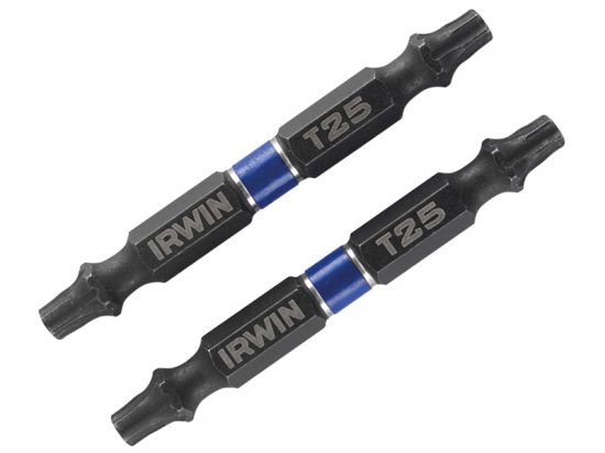 Irwin Impact Double-Ended Screwdriver Bits TORX TX25 60mm (Pack 2)