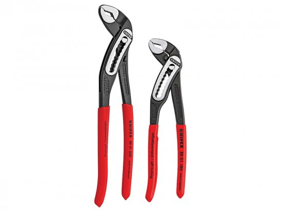 Knipex Alligator Water Pump Pliers Set of 2 (180mm & 250mm)