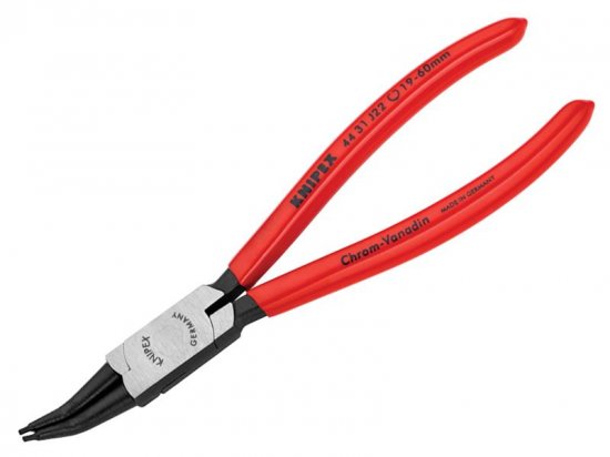 Knipex Circlip Pliers Internal 45 Bent Tip 85-140mm J42