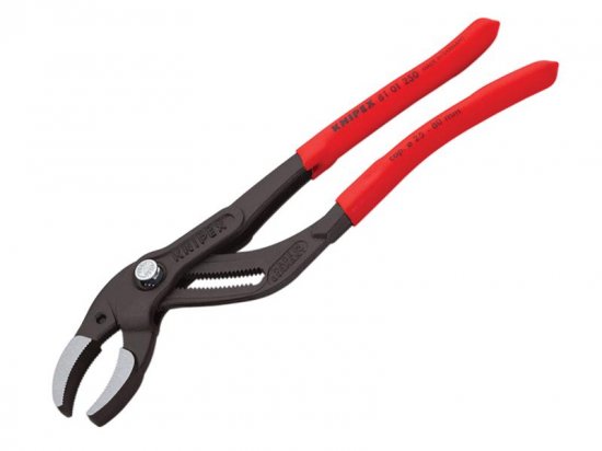 Knipex Plastic Pipe Grip Pliers Black 250mm - 80mm Capacity