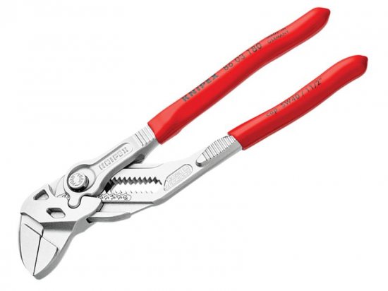 Knipex Pliers Wrench PVC Grip 180mm - 40mm Capacity